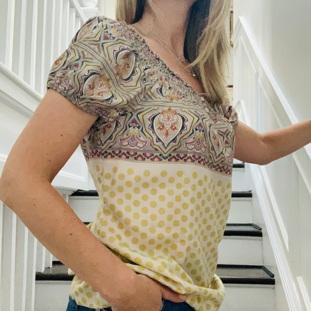 BCBG silk top - Picture 3 of 9